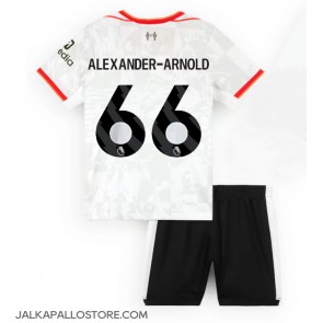 Liverpool Alexander-Arnold #66 Kolmaspaita Lapsille 2024-25 Lyhythihainen (+ shortsit)